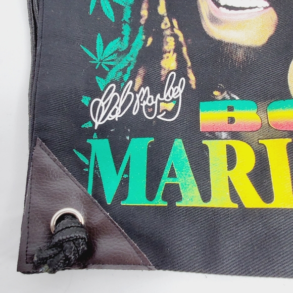 Bob Marley: I wanna love ya! Reversible Drawstring Bag - Picture 2 of 4